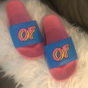 Odd Future pink & baby blue slides. Brand new.